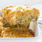 Loaded Breakfast Tater Tot Casserole - I Am Homesteader