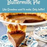 Chocolate Caramel Buttermilk Pie | A Twist on a Classic Amish Recipe