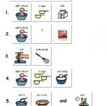 Visual Recipes for Special Education: Desserts | Visual recipes, Teaching  life skills, Life skills classroom