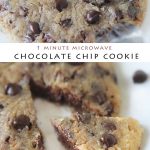 1 Minute Microwave Chocolate Chip Cookies - Eggless Recipe - Eugenie  Kitchen | Microwave chocolate chip cookie, Microwave dessert, Eggless  chocolate chip cookies