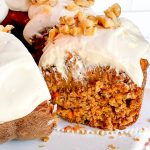 Healthy Carrot Cake with Cream Cheese Frosting - Lauren Fit Foodie