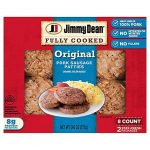 Jimmy Dean Fully Cooked Original Pork Sausage Patties 8 Count - 9.6 Oz -  Jewel-Osco