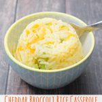 Single Serving Cheddar Broccoli Rice Casserole | Just Microwave It