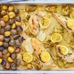 Sheet Pan Chicken with Artichokes and Potatoes - Hip Mama's Place