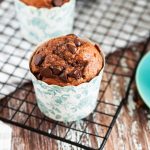 Eggless Chocolate Chip and Blueberry Muffins in microwave - My Tasty Curry