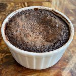 Egg-free Chocolate Microwave Mug Cake Recipe | At The Table Tonight