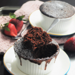 NO Bake Chocolate Mug Cake for Two