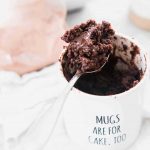 The Moistest Chocolate Mug Cake - Mug Cake For One or Two - No Eggs!
