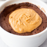 Chocolate Peanut Butter Protein Mug Cake - Hungry Hobby