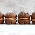 Chocolate Whoopie Pies (gluten free) with Nutella Cream