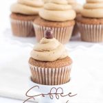 Coffee Cupcakes with Coffee Buttercream - Cookie Dough and Oven Mitt