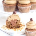 Coffee Cupcakes with Coffee Buttercream - Cookie Dough and Oven Mitt