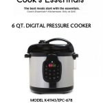 COOK'S ESSENTIALS K41143/EPC-678 INSTRUCTION MANUAL Pdf Download |  ManualsLib