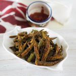 5 minute Okra Masala in microwave | Bhindi Masala using microwave