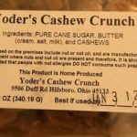 amish cashew brittle