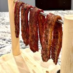 Pepper Bacon with Maple Mustard