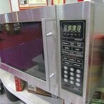Stainless steel convection microwave from Daewoo