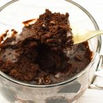 Healthy Two Minute Brownie | running with spoons