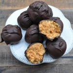 Crunchy Vegan Buckeyes — Featherstone Nutrition