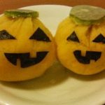 Easy Microwave Cooking] Halloween Kabocha Squash Chakin Recipe by  cookpad.japan - Cookpad