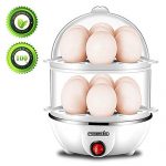 Egg Cooker,350W Electric Egg Maker,White Egg Steamer,Egg Boiler,14 Egg...  Moserking Stainless Metal Egg Boiler, Poach… | Egg cooker, Egg cookers, How  to cook eggs