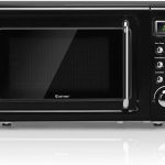 Retro Countertop Microwave Oven, 0.7Cu.ft, 700-Watt, Cold Rolled Steel  Plate, 5 Micro Power,