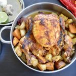 Roasting chicken in a convection microwave