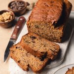 Eggless Banana Bread Recipe -