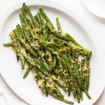 Roasted Parmesan Green Beans - I Am Homesteader