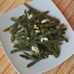 Roasted Green Beans with Feta Cheese - Chocolate Slopes®