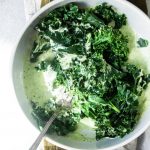 Green Goddess Dressing with Wilted Kale - Foodness Gracious