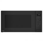 GE JVM1752DPBB 1.7 cu. ft. Over-the-Range Microwave Oven with 1000 Watts,  10 Power Levels, 300 CFM Two-Speed Vent, 2 Removable Oven Racks, Sensor Cook,  Convertible to Recirculating and Cooktop Lighting: Black