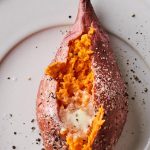 How to Microwave a Sweet Potato - Baked Sweet Potatoes + VIDEO