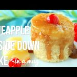 Microwave Eggless Pineapple Upside Down Cake Recipe - Yummy Tummy | Pineapple  upside down cake, Upside down cake, Pineapple upside down