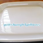 Glass Corning Ware MW-2 Microwave Browning Tray with Drip Channel 11.5