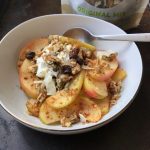 Microwave Apple Crisp For One - The Gunny Sack