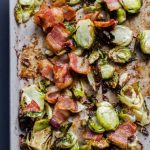 Easy Microwave Brussels Sprouts - a beautiful healthy side dish in 10 min.