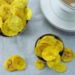 4 Ingredients, 5 Minutes Microwave Plantain Chips