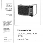 KENMORE MICROWAVE OVEN USE AND CARE MANUAL Pdf Download | ManualsLib