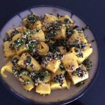 Vegan Khandvi | Vegan Rasoi