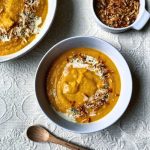 Sweet Potato, Chickpea and Red Lentil Soup - Supergolden Bakes