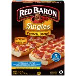Red Baron Singles French Bread Pepperoni 9 pack Pizza (53.1 oz) - Instacart