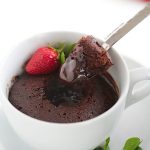 Chocolate Caramel Mug Cake - The Beach House Kitchen