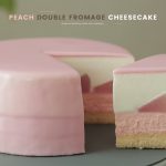 Peach Double Fromage Cheesecake | Made A Sparkling Peach Double Fromage  Cheesecake Easy -