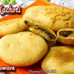 Kachori stuffed with peas and cheese is a soft and flaky fried Indian bread