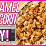 Easy Microwave Caramel Popcorn - Happy Happy Nester