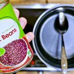How do you cook canned black beans in the microwave?