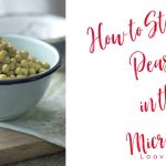 Steamed Peas in the Microwave • Steamy Kitchen Recipes Giveaways