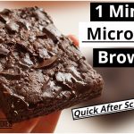 ONE-MINUTES MICROWAVE BROWNIES RECIPE EASY - 1001 Cooking
