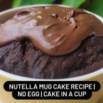 Nutella Chocolate Brownie In Microwave | Eggless And Whole Wheat Brownie